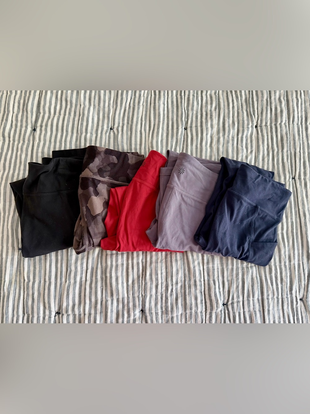 Lot of five L(12) Athleta Girl leggings